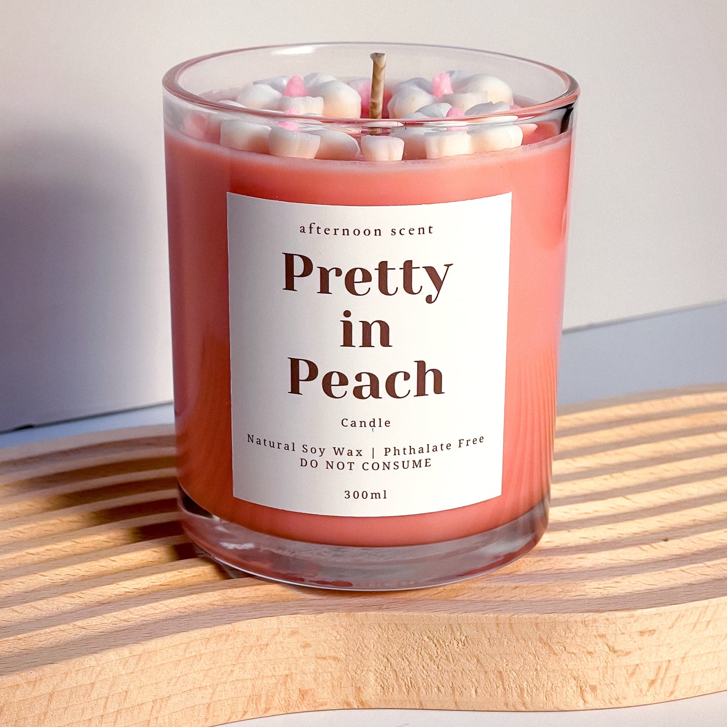 Pretty in Peach Candle.