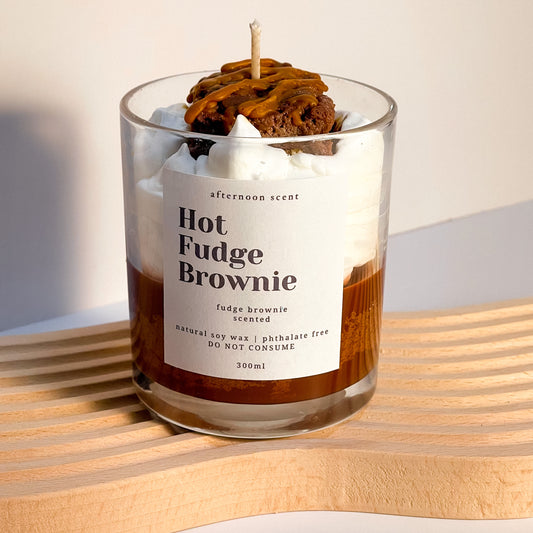 Hot Fudge Brownie Candle.