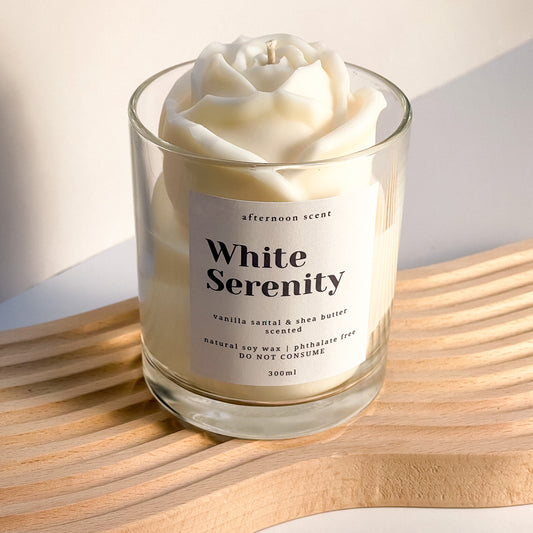 White Serenity Candle.