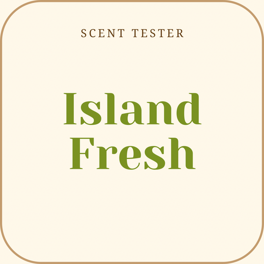 Island Fresh Scent Tester.